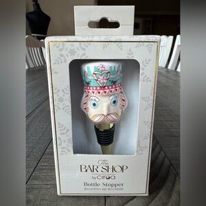 The Bar Shop Nutcracker Bottle Stopper (NEW)
